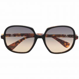 Max Mara oversized round-frame sunglasses - Brown