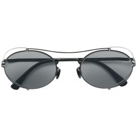 Mykita x Maison Margiela round-frame sunglasses - Black