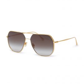 Tom Ford Gilles Metal Frame Sunglasses (Gold)