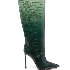 Aquazzura So Matignon 105mm boots - Green