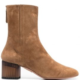 Aquazzura Very Tribeca 50mm ankle boots - Brown