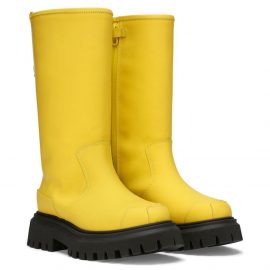 Dolce & Gabbana Kids DG Crew wellington boots - Yellow