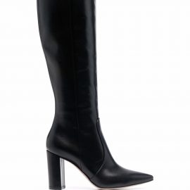 Gianvito Rossi heeled leather boots - Black