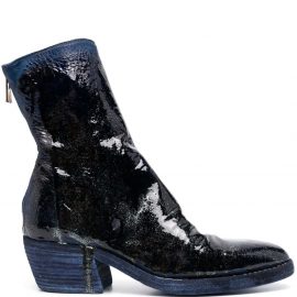 Guidi painted patent leather boots - Blue