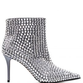 Le Silla Eva 95mm stud-embellished boots - Grey