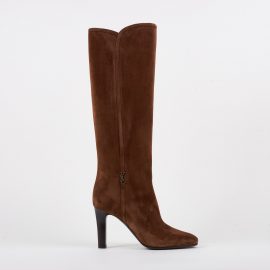 Saint Laurent Womens Jane Brown Boots