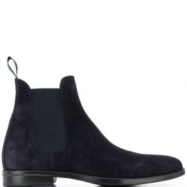 Scarosso suede chelsea boots - Blue