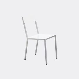 Valerie_objects Seating - 'Alu' chair in White Aluminium