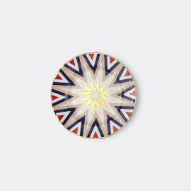 Bitossi Home Tableware - 'Folgore' dessert plate, set of four in Multicolor Porcelain