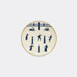 Ginori 1735 Tableware - 'Passeggiata Archeologica' plate, white in White Porcelain