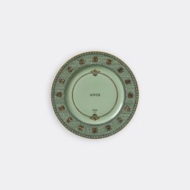 Gucci Tableware - 'Bee' charger plate, set of two in Light green Porcelain