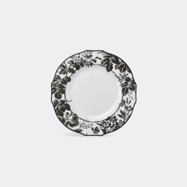 Gucci Tableware - 'Herbarium' dinner plate, set of two, black in black 100% porcelain