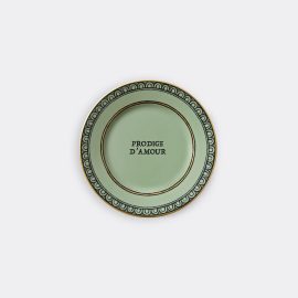 Gucci Tableware - 'Prodige d'Amour' bread plate, set of two in Light green Porcelain