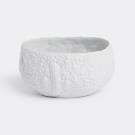 L'Objet Tableware - 'Mojave Desert' bowl, small in White Porcelain