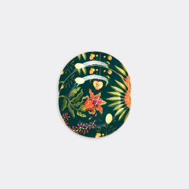 La DoubleJ Tableware - 'Dragon fruit' dessert plate, set of two in Multicolor 100% PORCELAIN
