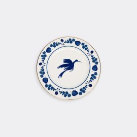 La DoubleJ Tableware - 'Wildbird' charger plate in Multicolor porcelain