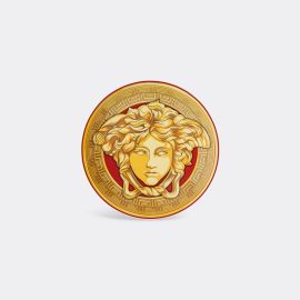 Rosenthal Tableware - 'Medusa Amplified' service plate, golden coin in multicolour Porcelain