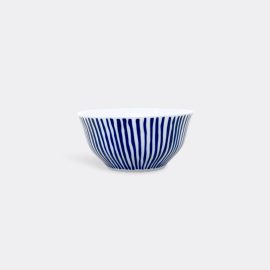 Sargadelos Tableware - 'Ladeira' bowl, set of six in Blue,White Porcelain