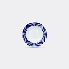 Sargadelos Tableware - 'Ladeira' deep plate, set of six in Blue,White Porcelain