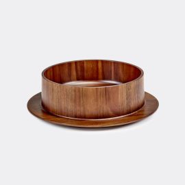 Valerie_objects Tableware - 'Dishes to Dishes Hunky Dory' bowl in wood acacia-wood
