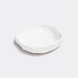 1882 Ltd Tableware - 'Crockery' large deep bowl in White Fine Bone China