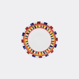 Dolce&Gabbana Casa Tableware - 'Carretto Siciliano' charger plate in Multicolor 100% Porcelain