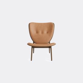NORR11 Seating - 'Elephant Lounge Chair', camel in Camel FSC certified oak - Light Smok