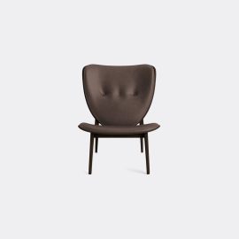 NORR11 Seating - 'Elephant Lounge Chair', dark brown in Dark Brown FSC certified oak - Dark Smoke