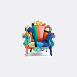 Cappellini Seating - 'Proust' armchair in Multicolor Fabric