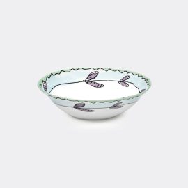 Serax Tableware - 'Blossom Milk' low bowl, set of two in multicolor fine bone china