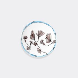 Serax Tableware - 'Camelia Aubergine' serving plate, set of two in multicolor fine bone china