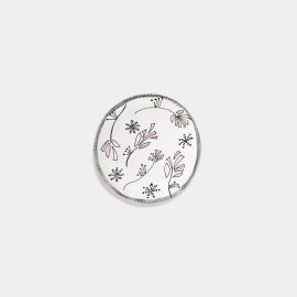 Serax Tableware - 'Fiore Rosa' dinner plate, set of two in multicolor fine bone china