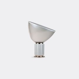 Flos Lighting - 'Taccia' table lamp, silver in Silver Aluminum, ABS, PC, Glass