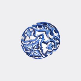 Dolce&Gabbana Casa Tableware - 'Blu Mediterraneo' dinner plate, set of two in blue 100% Porcelain