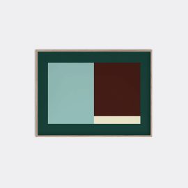 Lemon Decorative Objects - 'Dissolution 256' art print in Oak Paper,wood, acrylic