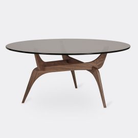 Brdr. Krüger Tables And Consoles - 'Triiio' coffee table in Bronze Fumed olied oak