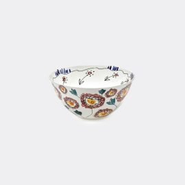 Serax Tableware - 'Anemone Milk' serving bowl in multicolor fine bone china