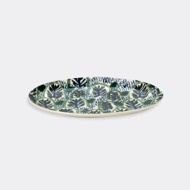 Serax Tableware - 'Japanese Kimonos 1' oval plate in multicolor stoneware