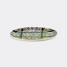 Serax Tableware - 'Japanese Kimonos 2' oval plate in multicolor stoneware