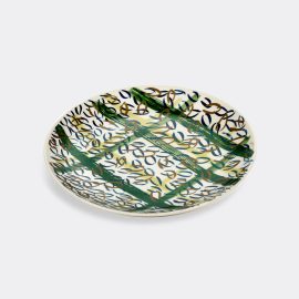 Serax Tableware - 'Japanese Kimonos 2' round plate in multicolor stoneware