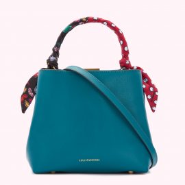Emerald Medium Textured Leather Ruby