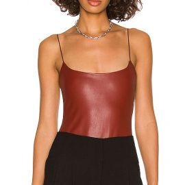 ALIX NYC Hirst Bodysuit in Rust. Size S.