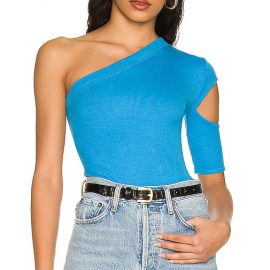 ALIX NYC Marion Bodysuit in Blue. Size S, XS.