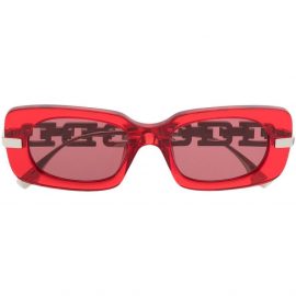 AMBUSH A-chain tinted sunglasses - Red