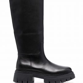 ASH Lucky leather boots - Black