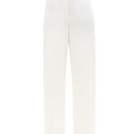 Agent Provocateur - Amelea Wide-leg Silk-blend Satin Pyjama Trousers - Womens - Ivory