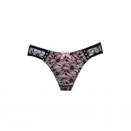 Agent Provocateur Gracelyn Full Brief Plum Black And Pink