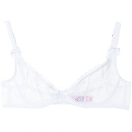 Agent Provocateur Hinda demicup plunge underwired bra - White
