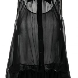 Alberta Ferretti sleeveless tank top - Black