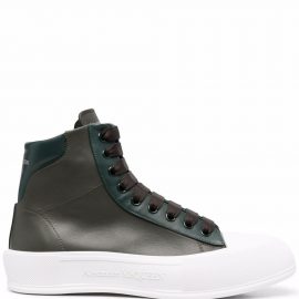 Alexander McQueen High Skate lace-up boots - Green